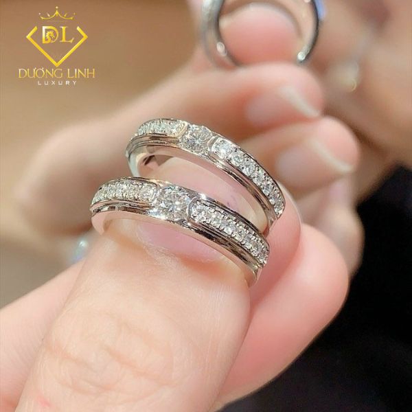 Nhẫn Cưới Cặp Kim Cương – N632